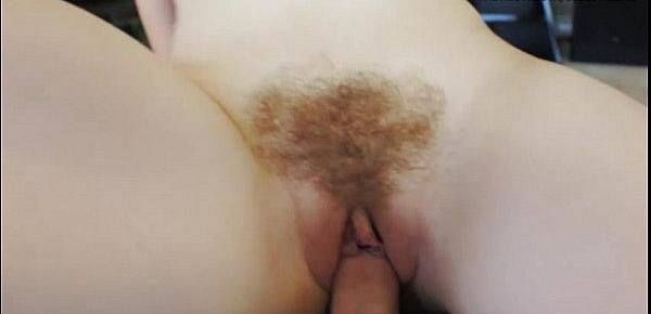  Lovely blonde teen Niki Snow gets her hairy pussy nailed